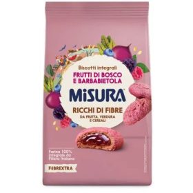   Misura teljes kiőrlésű lisztből készült erdei gyümölcs krémmel töltött keksz 260g