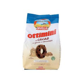 Divella kakaós csokicseppes keksz 400g