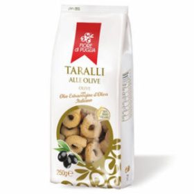 Taralli Fiore di Puglia olívás 250g