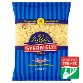 Gyermelyi 4 tojásos száraztészta 500 g kagyló 