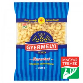 Gyermelyi 4 tojásos száraztészta 500 g csavartcső