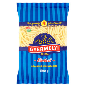 Gyermelyi 4 tojásos száraztészta 500 g rövidcső 