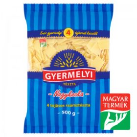 Gyermelyi 4 tojásos száraztészta 500 g nagykocka
