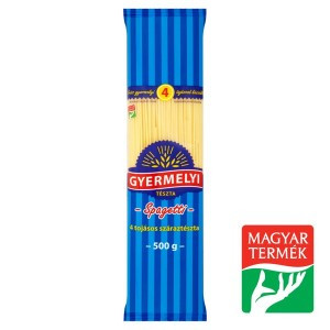 Gyermelyi 4 tojásos száraztészta 500 g spagetti