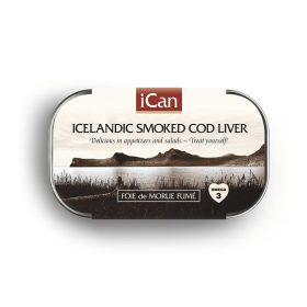 ICan füstölt tőkehal máj 120 g saját olajában