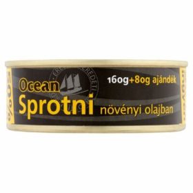 Ocean sprotni 160 g+80 g növényi olajban 
