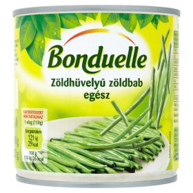 Bonduelle zöldbab konzerv 400 g egész,zöldhüvelyü 