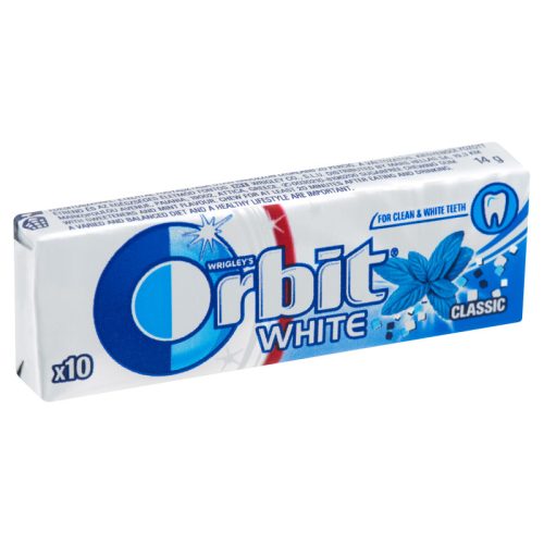 Wrigley’s Orbit cukormentes rágógumi 14 g white Classic