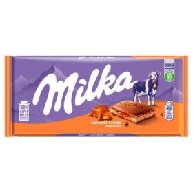 Milka tejcsokoládé 100 g karamell töltelékkel 