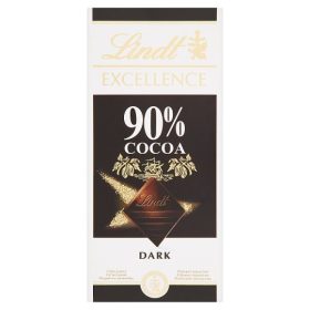 Lindt Excellence étcsokoládé 100 g 90% Cocoa