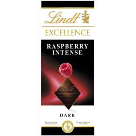 Lindt Excellence étcsokoládé 100 g Málna