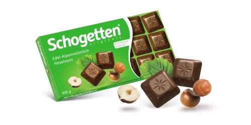 Schogetten tejcsokoládé 100 g Mogyorós