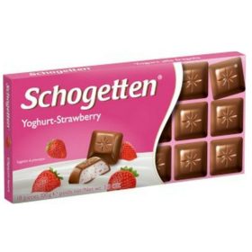 Schogetten tejcsokoládé 100 g Yoghurt-Eper