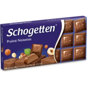 Schogetten tejcsokoládé 100 g Praliné Noisette