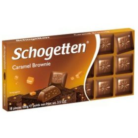 Schogetten tejcsokoládé 100 g Caramella Brownie