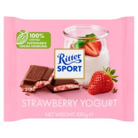 Ritter Sport tejcsokoládé 100 g Eper-Yoghurt