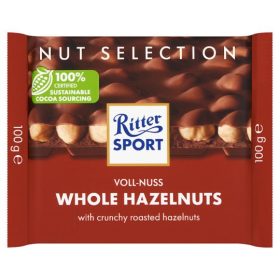   Ritter Sport Selection étcsokoládé 100 g Egész mogyorós 