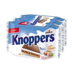 Knoppers töltött ostyaszelet 3*25 g tejes-mogyorós