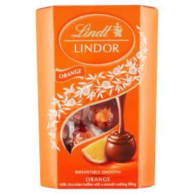   Lindt Lindor tejcsokoládé praliné lágy narancsos töltelékkel 200 g