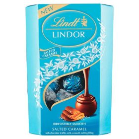   Lindt Lindor tejcsokoládé praliné lágy Sós Karamell  töltelékkel 200 g