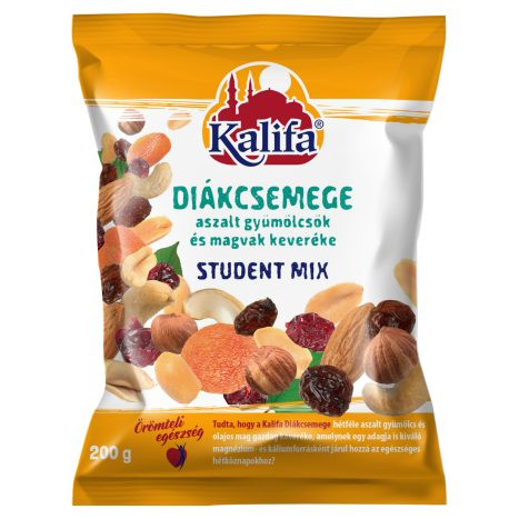 Kalifa diákcsemege szárított gyümölcsök és magvak 200 g