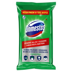Domestos Pine&Citrus Higénikus törlőkendő 60 db