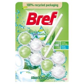 Bref Pro Nature Mint&Eucalyptus toalett frissítő 3 db