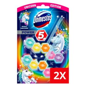   Domestos Power5 Magic Unicorn WC-frissítő blokk Duopack 2 db