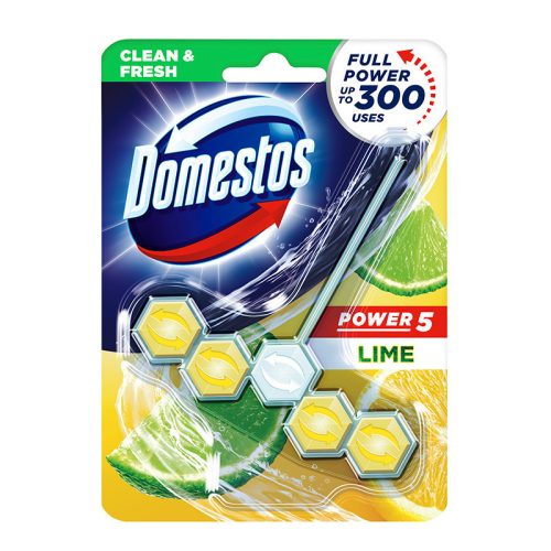 Domestos Power5 WC frissítő blokk 55g Lime