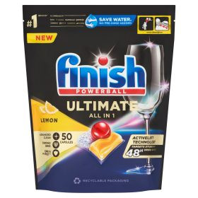 Finish Ultimate All in 1 mosogatógép-kapszula Citrom 45 db