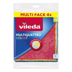 Vileda MultiQuattro Colors törlőkendő 4 db