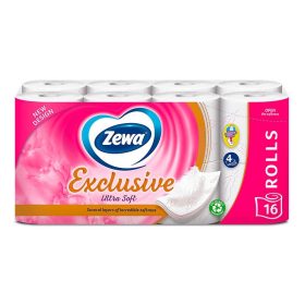   Zewa Exclusive Ultra Soft 4 rétegű toalettpapír 16 tekercs (piros)