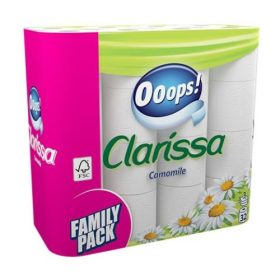 Ooops!Clarissa 3 rétegű toalett papír 32 tekercs kamilla
