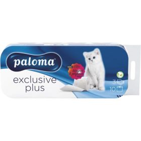 Paloma Exclusive Soft toalettpapír 10 tekercs 3 rétegű