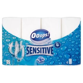 Ooops! Papírtörlő 4 tekercs 2 rétegű sensitive 