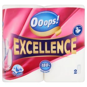   Ooops! Excellence papírtörlő 2 tekercs 3 rétegű 2*75 lap