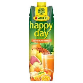   Rauch Happy Day 100% multivitamin vegyes gyümölcslé 8 vitaminnal 1 L