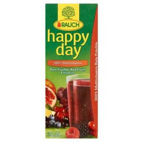 Rauch Happy Day piros multivitamin 0,2 l 100%