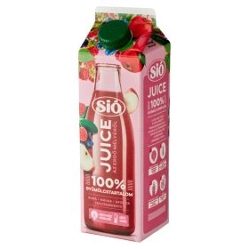 Sió 100% alma-málna-áfonya-feketeberkenye juice 1 l
