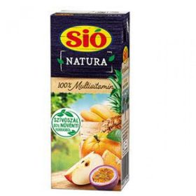 Sió Natura gyümölcsital multivitamin 100% 0,2 l