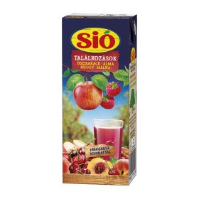 Sió gyümölcsital őszi-alma-meggy-málna 25% 0,2l