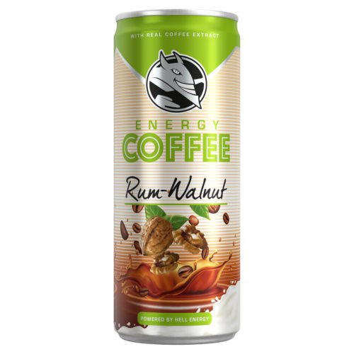 Hell Energy Coffee Rum Walnut UHT kávés tejital 250 ml