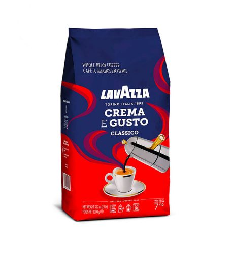 Lavazza Crema e Gusto Classic Szemes kávé 1 kg 