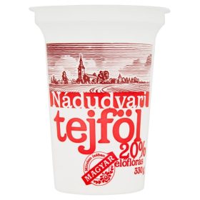 Nádudvari élőflórás tejföl 330 g 20%