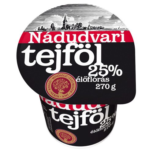 Nádudvari élőflórás tejföl 270 g 25%