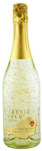 Österreich Gold aranypelyhes Pezsgő 1,5l 9,5%
