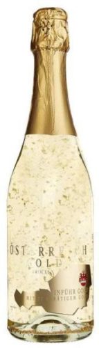 Österreich Gold aranypelyhes Pezsgő 0,75l 9,5%-DD-DRS