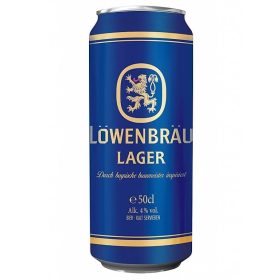 Löwenbrau Lager világos sör 4% 0,5l dobozos