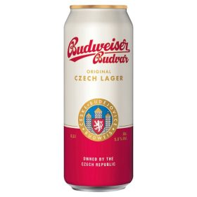   Budweiser Budvar Original cseh prémium világos sör 5% 0,5l