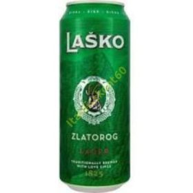 Laskó Zlatorog minőségi világos sör 4,9% 0,5l 